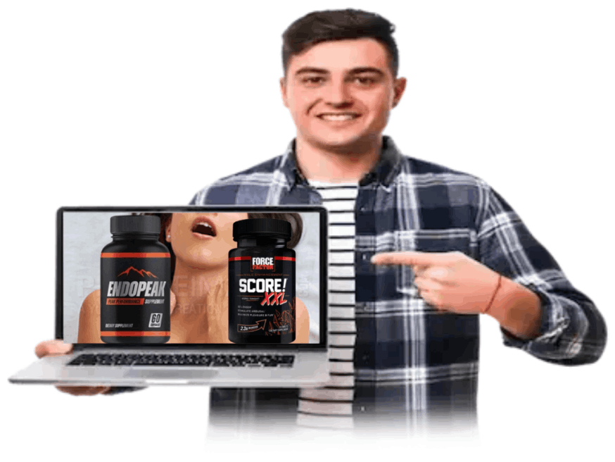 SCORE XXL male performance support — full ingredient panel